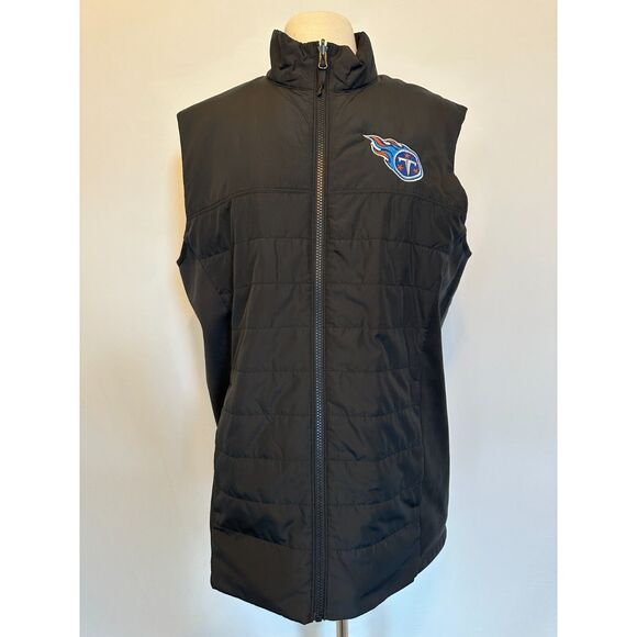 Port Authority Black Puffer Vest Tennessee Titans Size Large - Picture 1 of 7